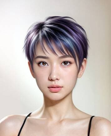 Blue-Purple Pixie