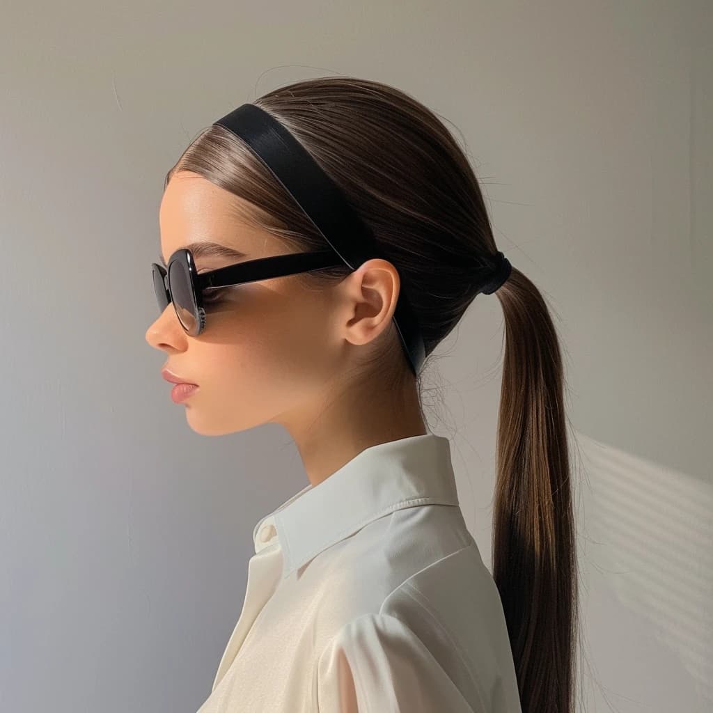 Sleek Low Ponytail