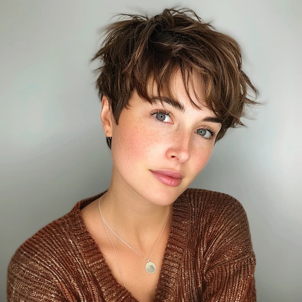 Coupe Pixie Effilochée