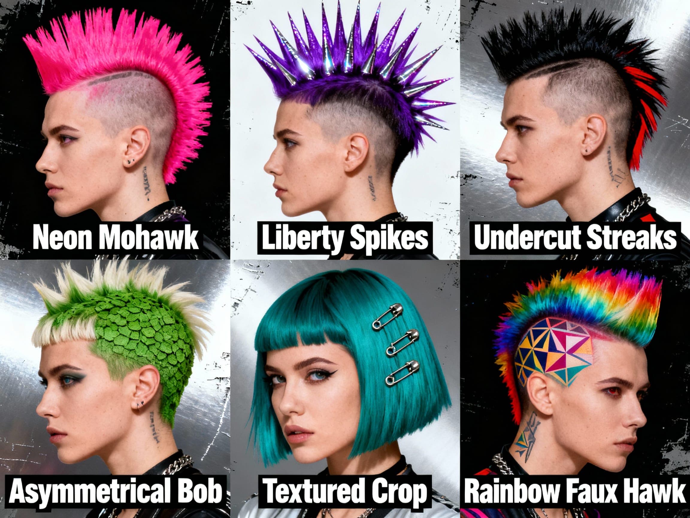 Unleashing Your Inner Rebel – A Guide to Modern Punk Hair (Without the Permanent Commitment)