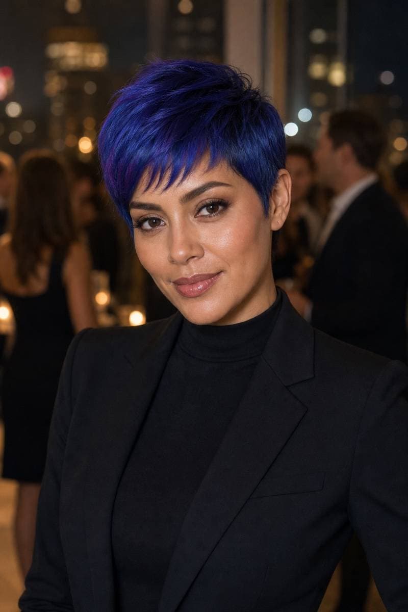 Blue-Purple Pixie