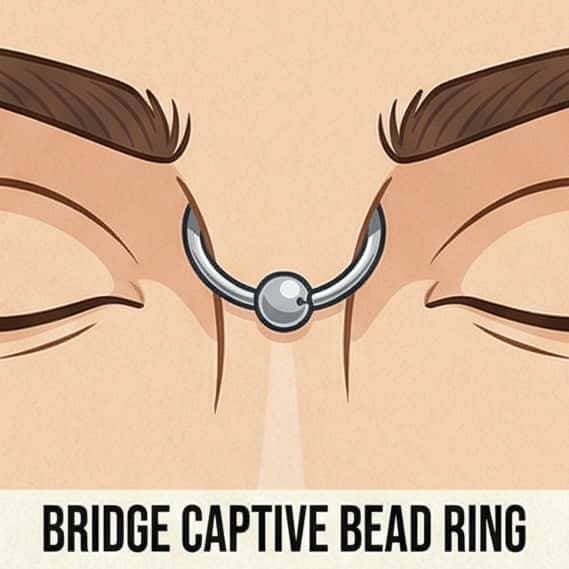 Bridge Captive Bead Ring
