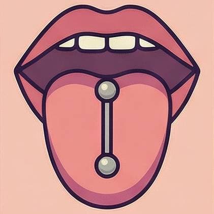 Center Tongue Barbell