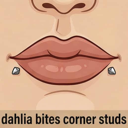 Studs d'angle Dahlia bites