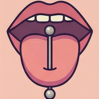 Long Tongue Barbell