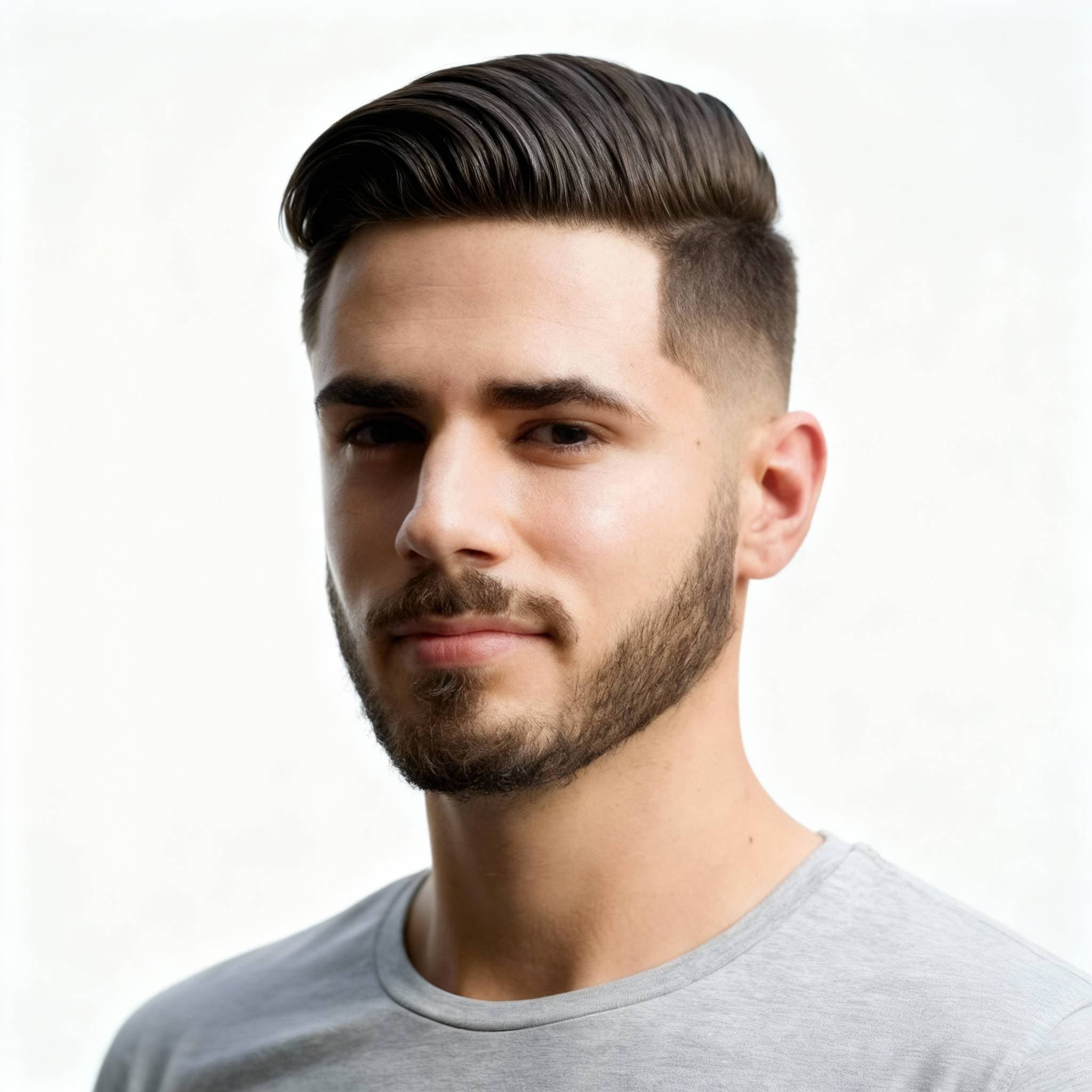 Penteado Clássico de Lado