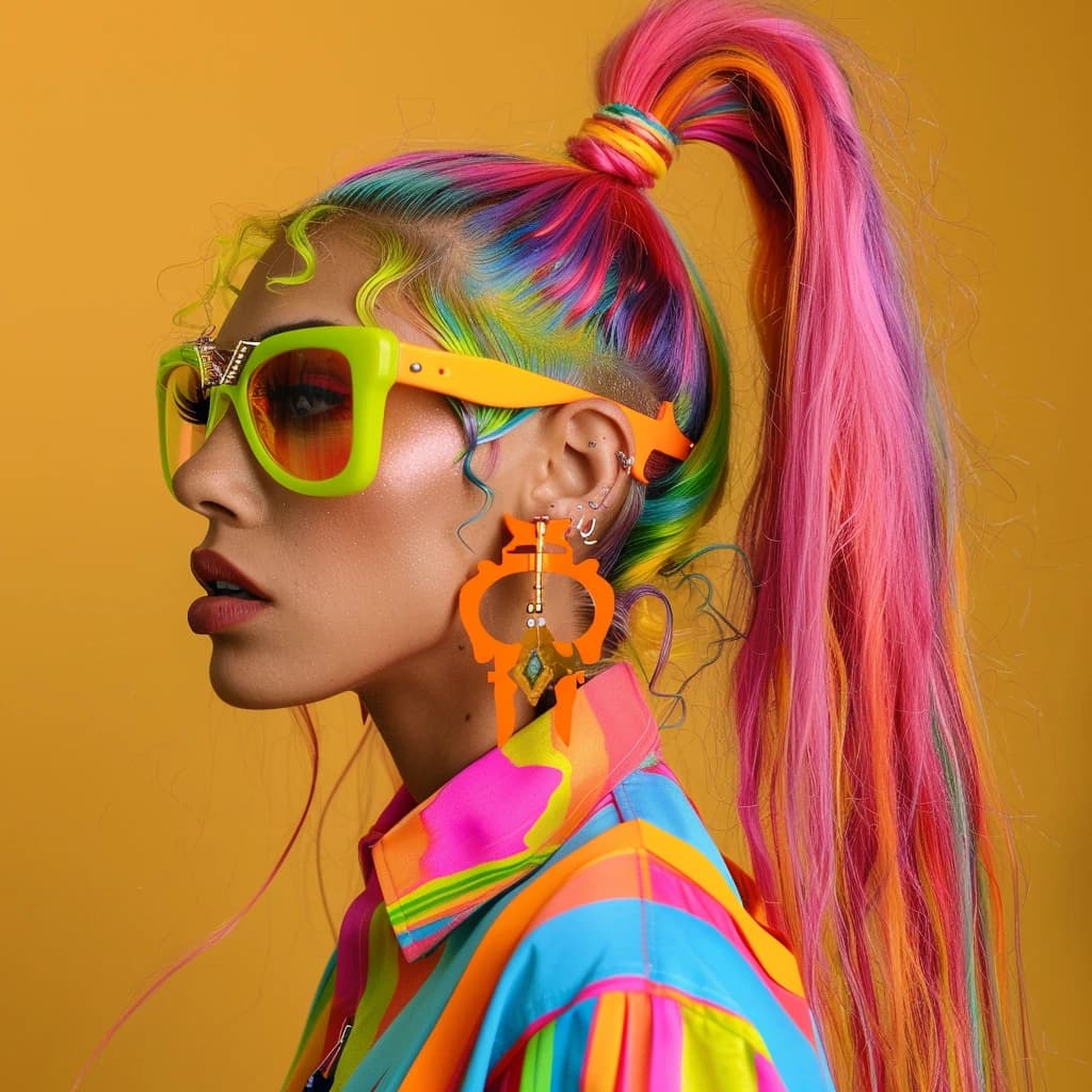 Mechas Money Piece Estilo Y2K