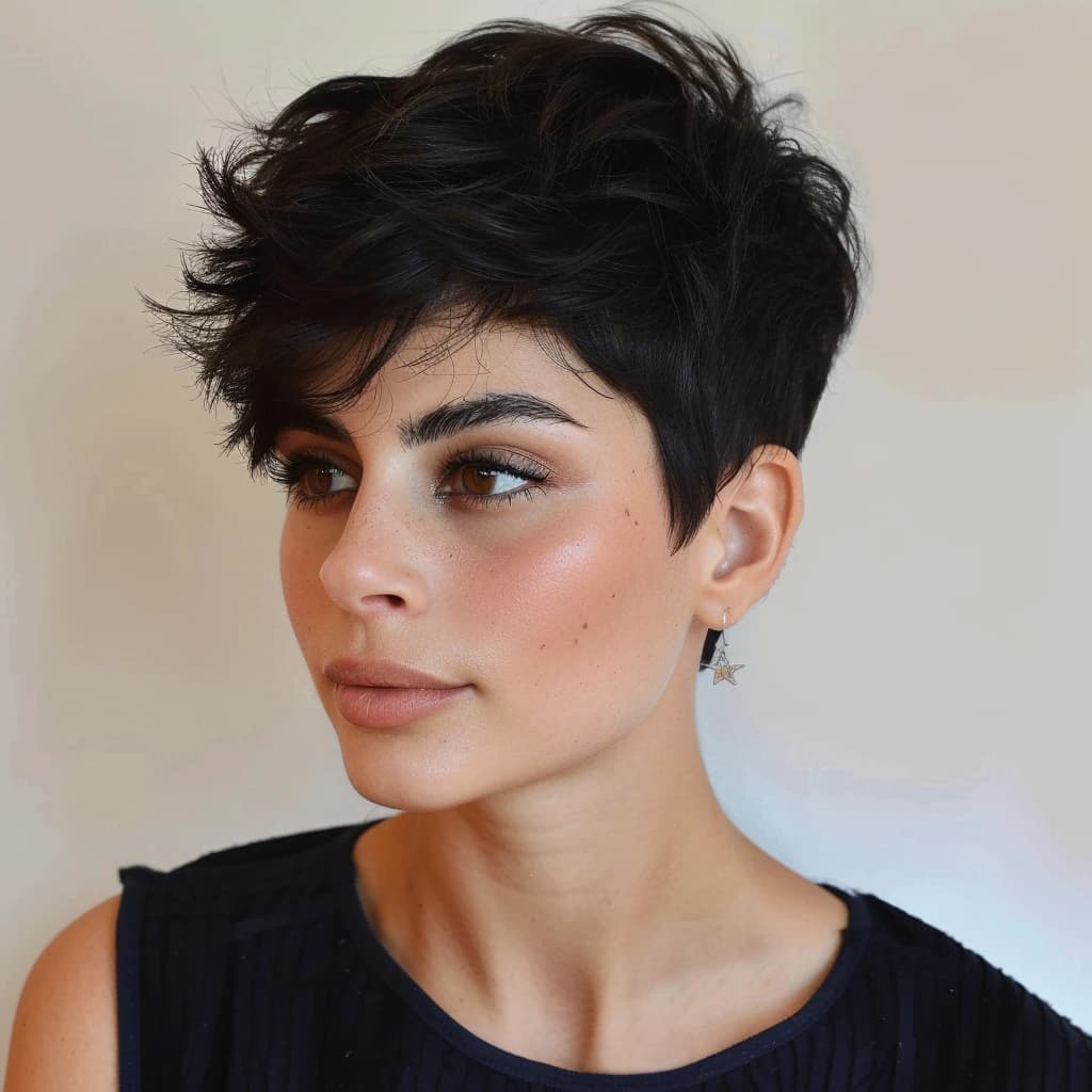 Voluminous Undercut Pixie