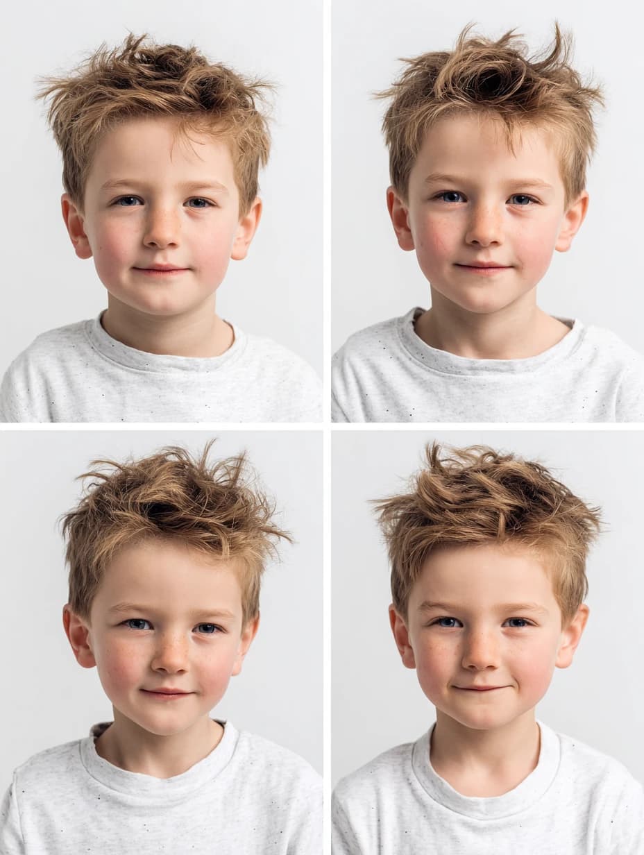 Playful Textured Short Hair