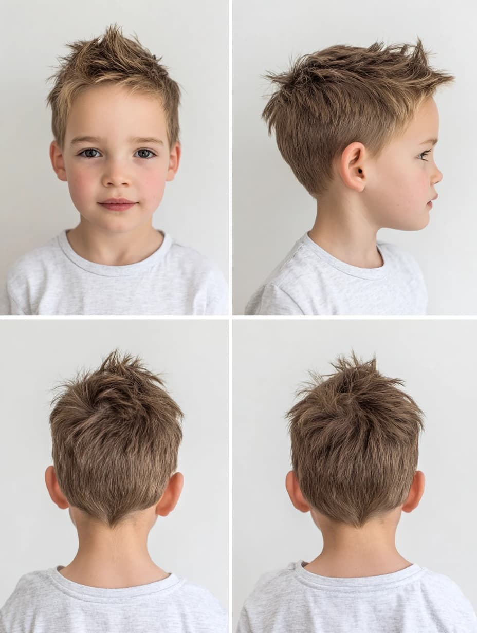 Faux Hawk Spiky Moderno