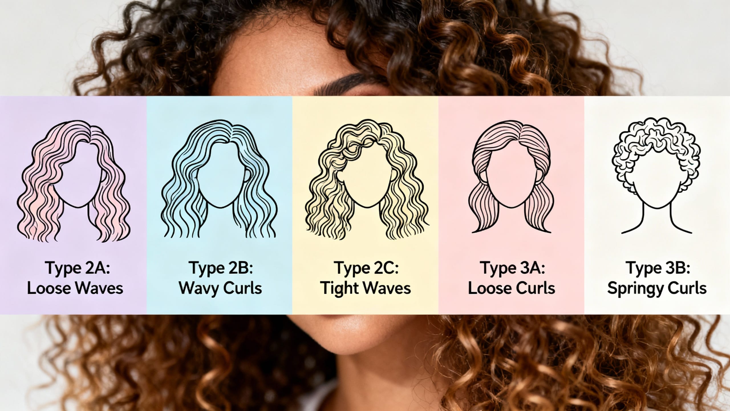 chart of curl types