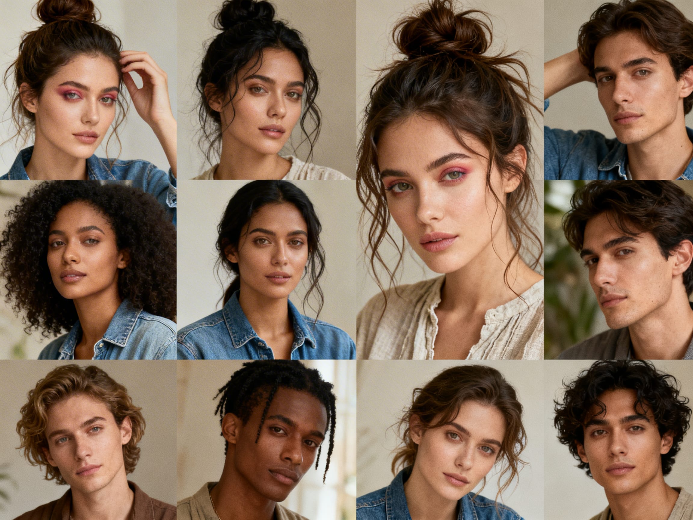 diverse quick natural looks